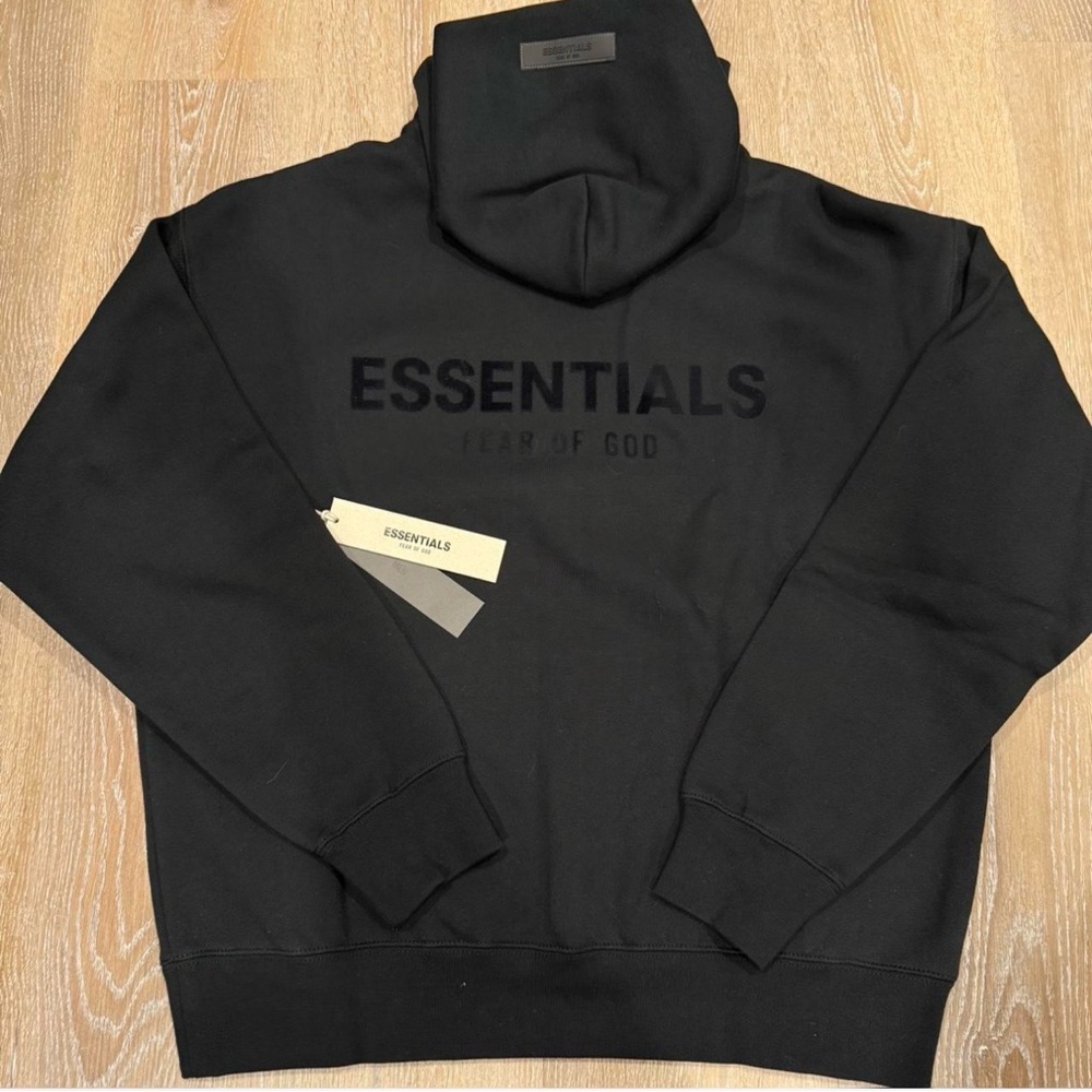 Fear of God Essentials Black Turtleneck Sweater